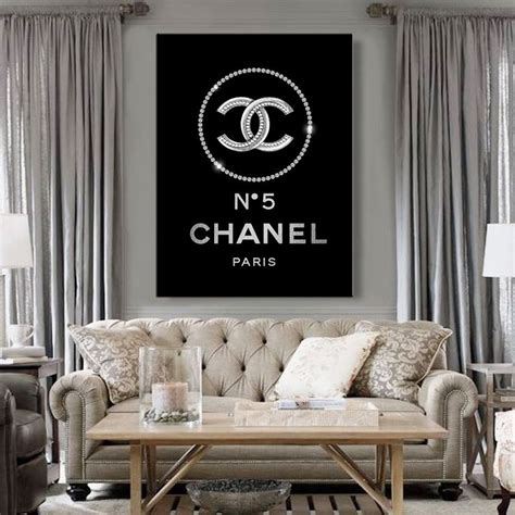 chanel prada wall art|Chanel number 5 art.